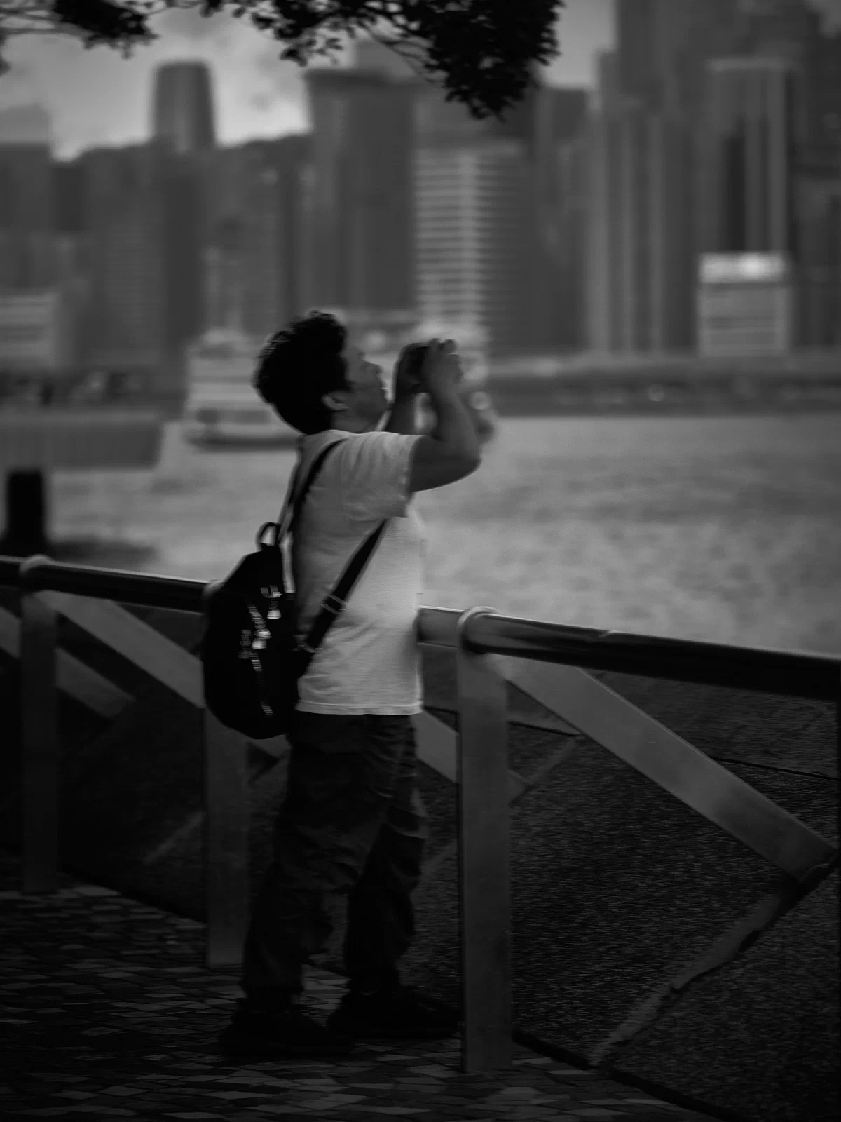 People beside the water